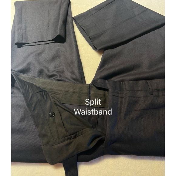 Corneliani 48R 42x31 Navy Blue Luxury Designer Suit Virgin Wool 17,75 Microns - Picture 6 of 16